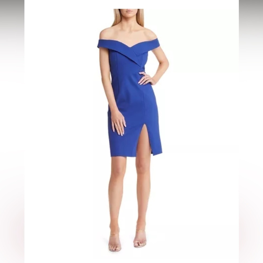 Lulus Classic Glam Off-the-Shoulder Dress